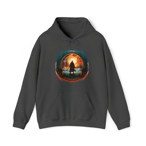 Unisex Wizard Portal Hoodie Dark Heather S 