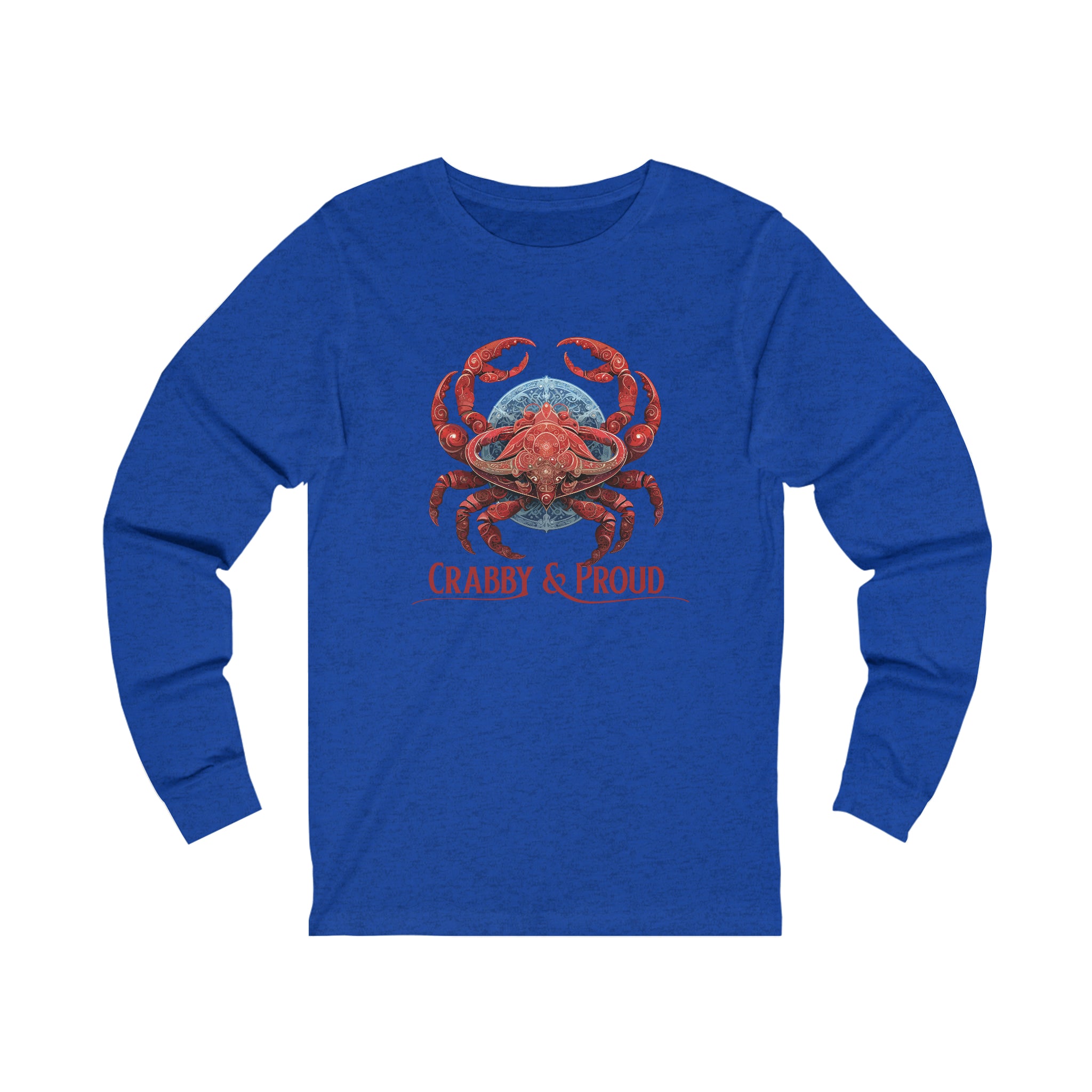 Unisex Cancer Crab Long Sleeve T Shirt   