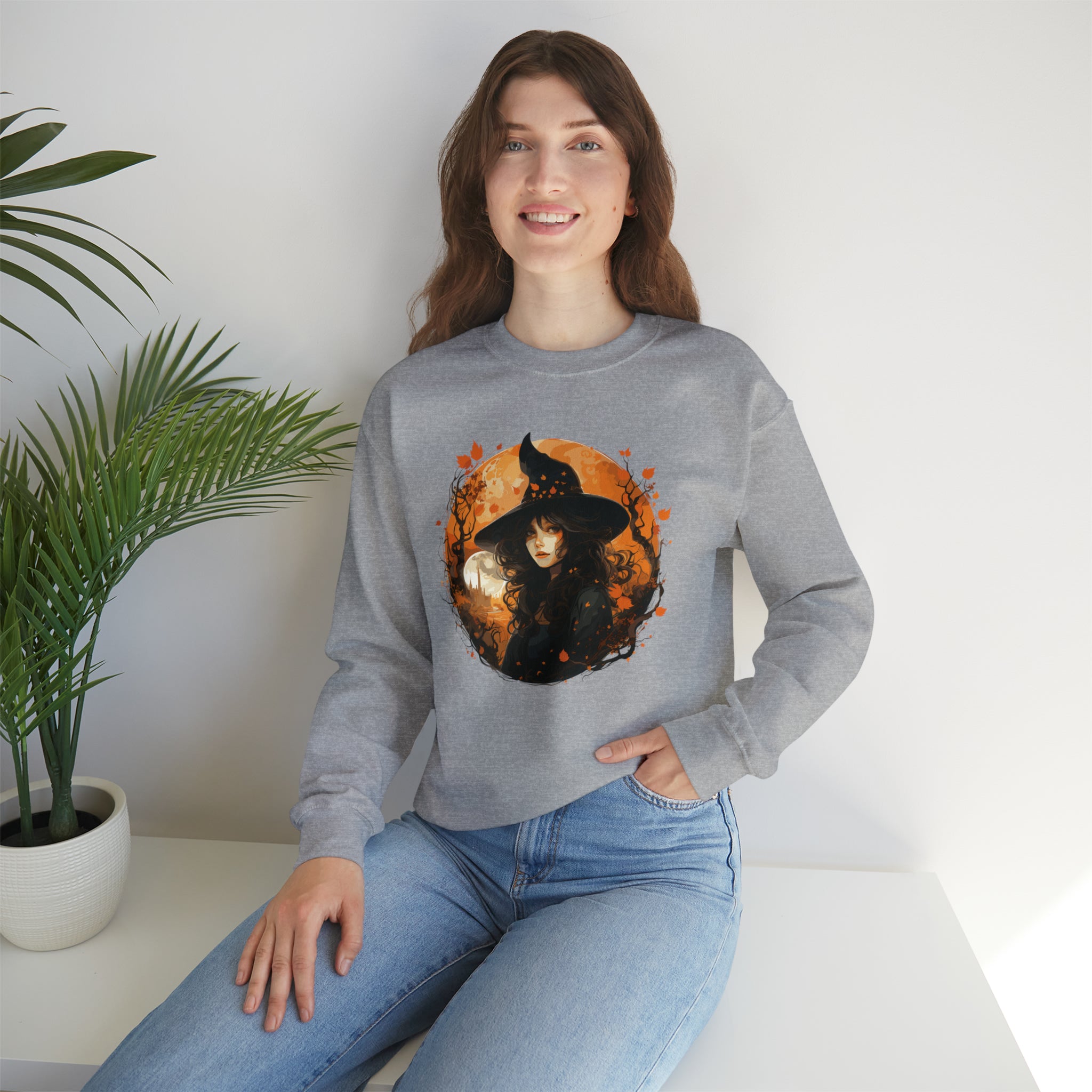 Unisex Autumn Witch Sweatshirt   