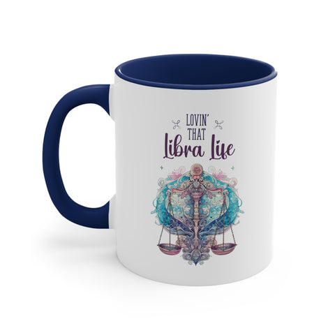 11oz Libra Life Coffee Mug 11oz Navy 