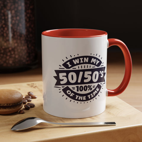 11oz 50 50 Winner Gacha Coffee Mug