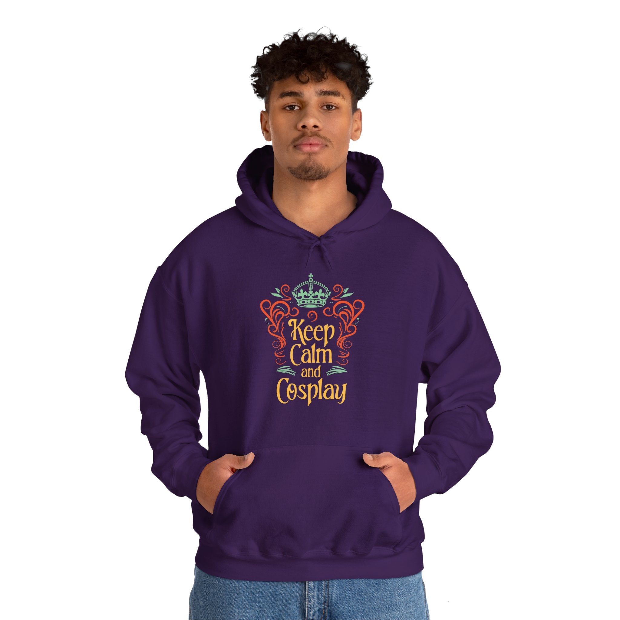 Unisex Keep Calm and Cosplay Hoodie   