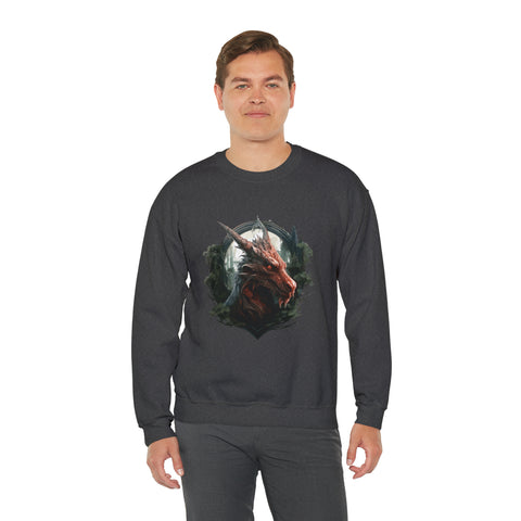 Unisex Dragon Face Sweatshirt   