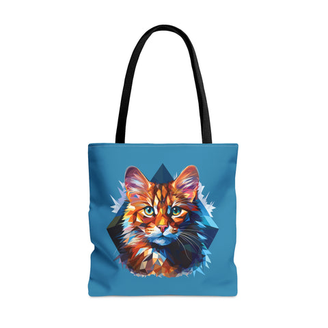 Crystallized Cat Tote Bag Large  