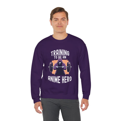 Unisex Training to be an Anime Hero Sweatshirt   