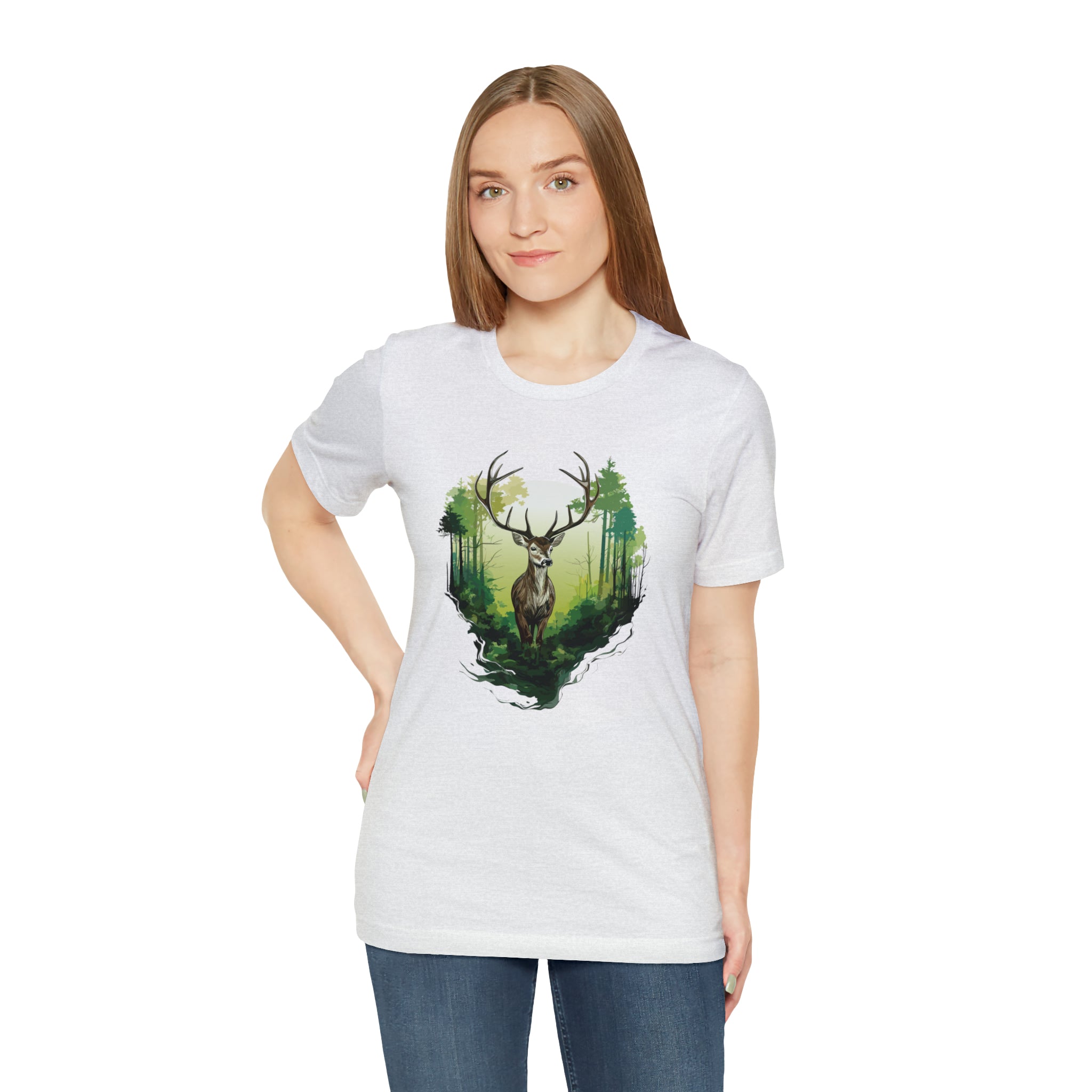 Unisex Forest Deer T Shirt   