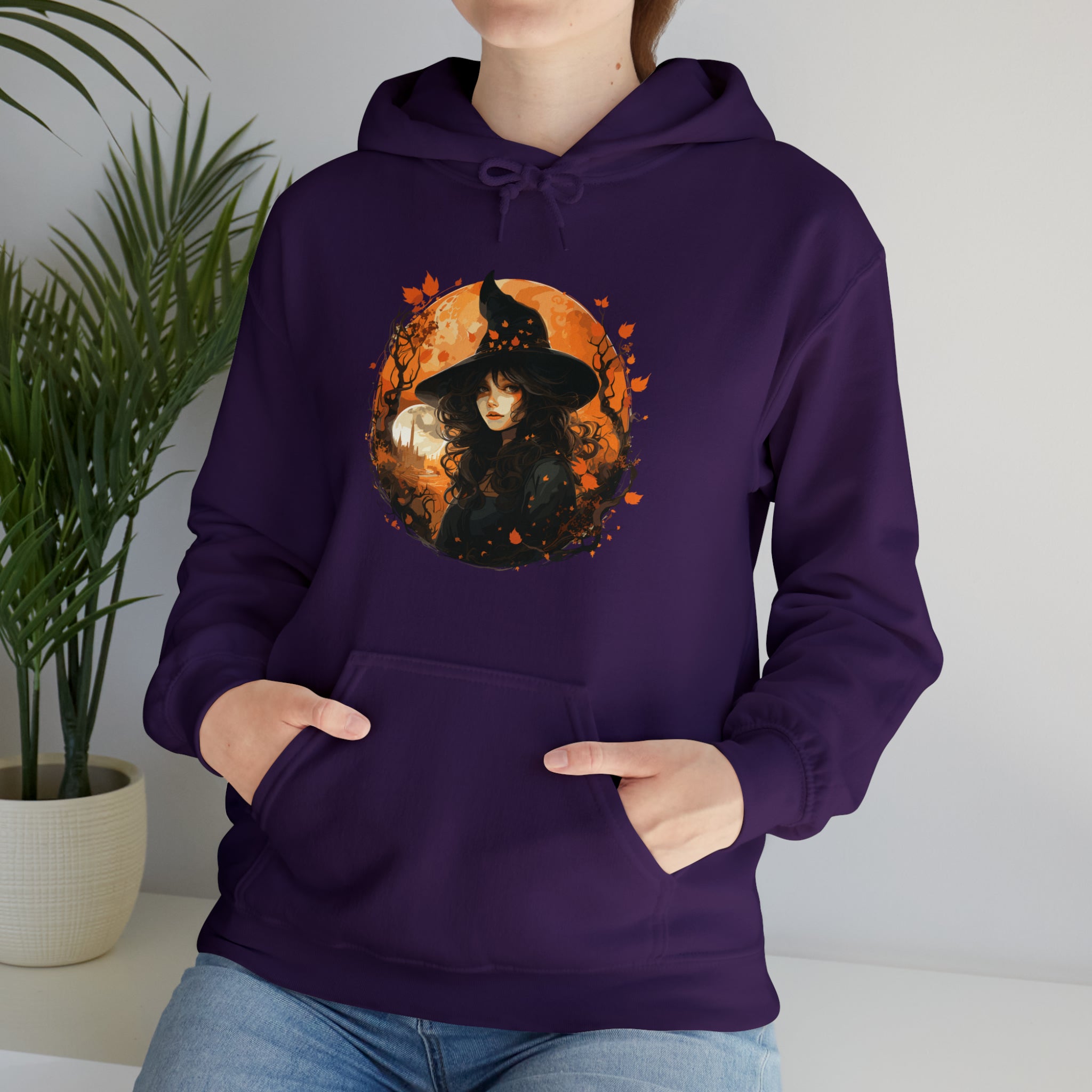 Unisex Autumn Witch Hoodie   