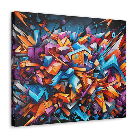 Abstract Graffiti Wall Art   