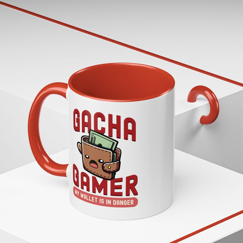 11oz My Wallet is in Danger Gacha Gamer Coffee Mug