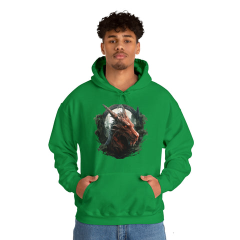 Unisex Dragon Face Hoodie   