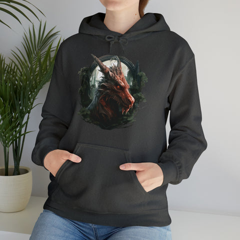 Unisex Dragon Face Hoodie   