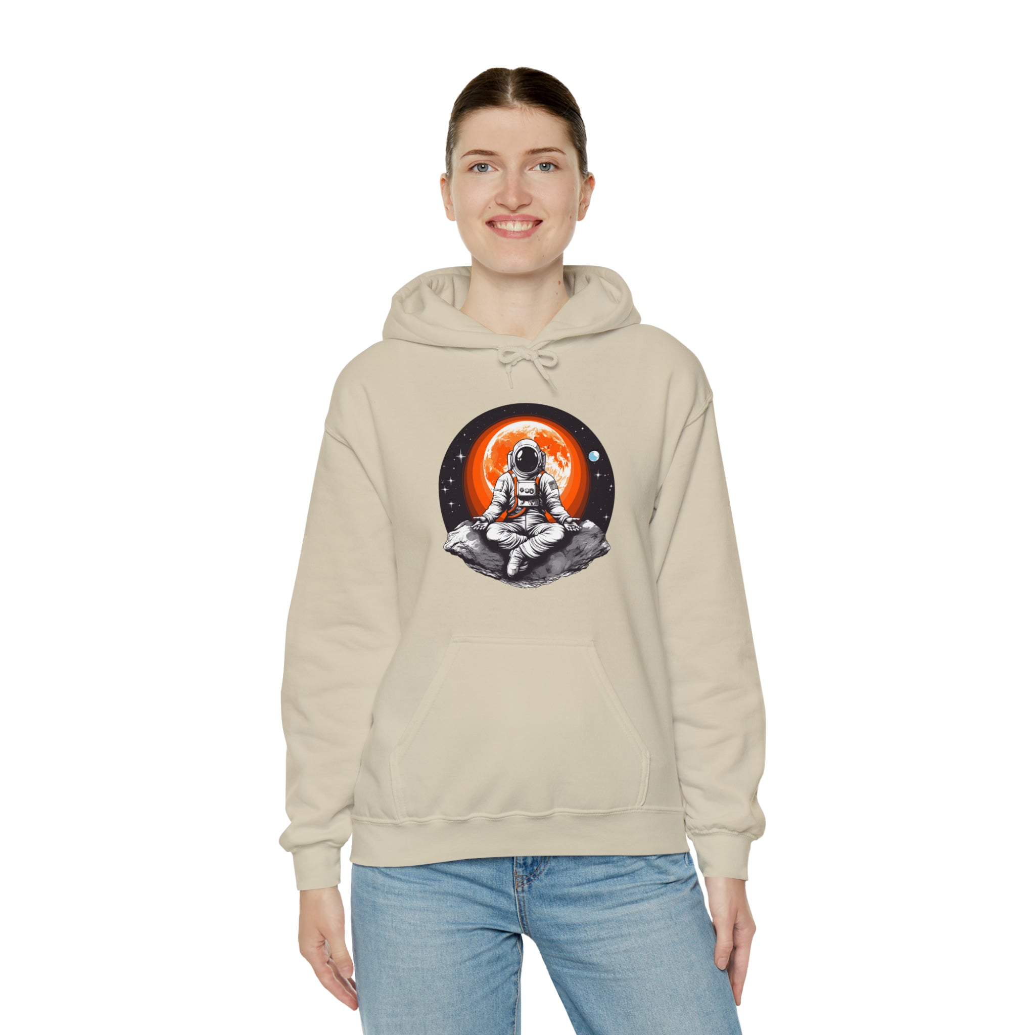 Unisex Meditating Astronaut Hoodie   