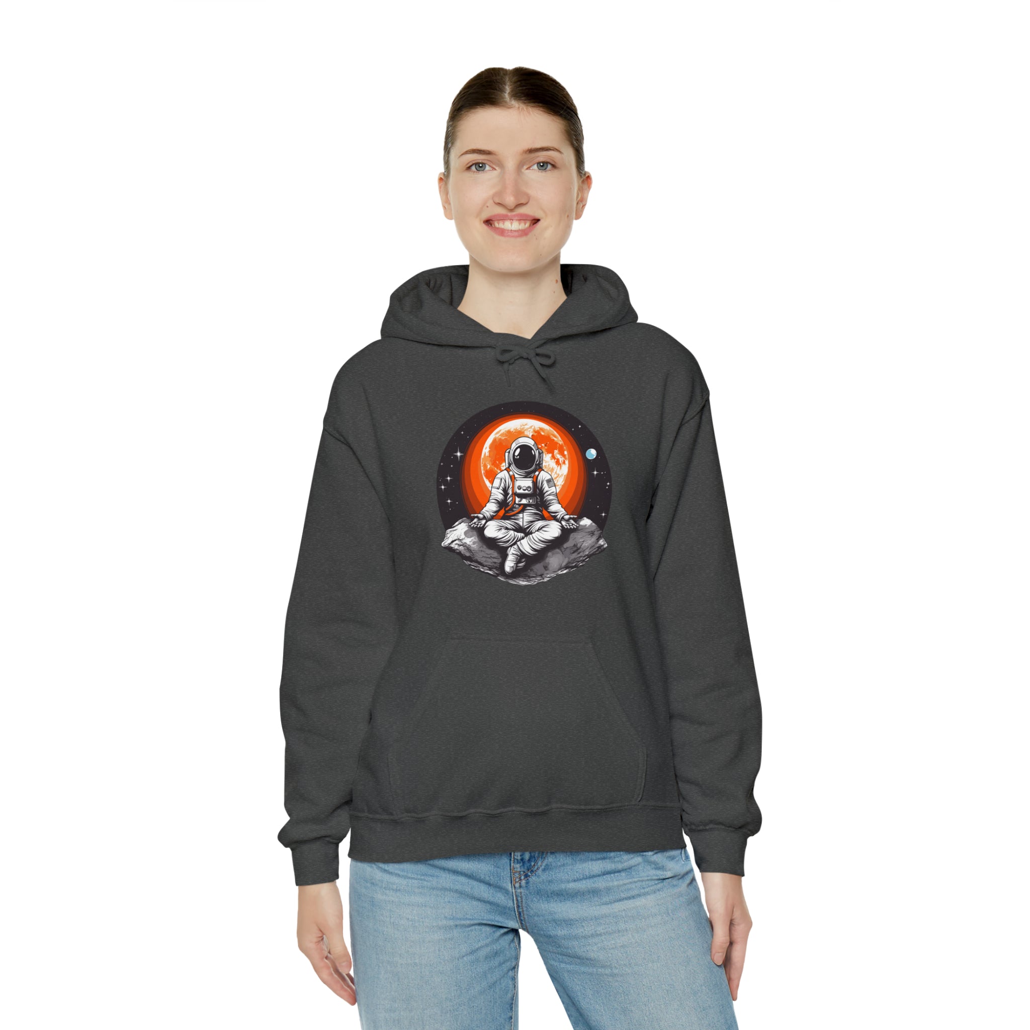 Unisex Meditating Astronaut Hoodie   