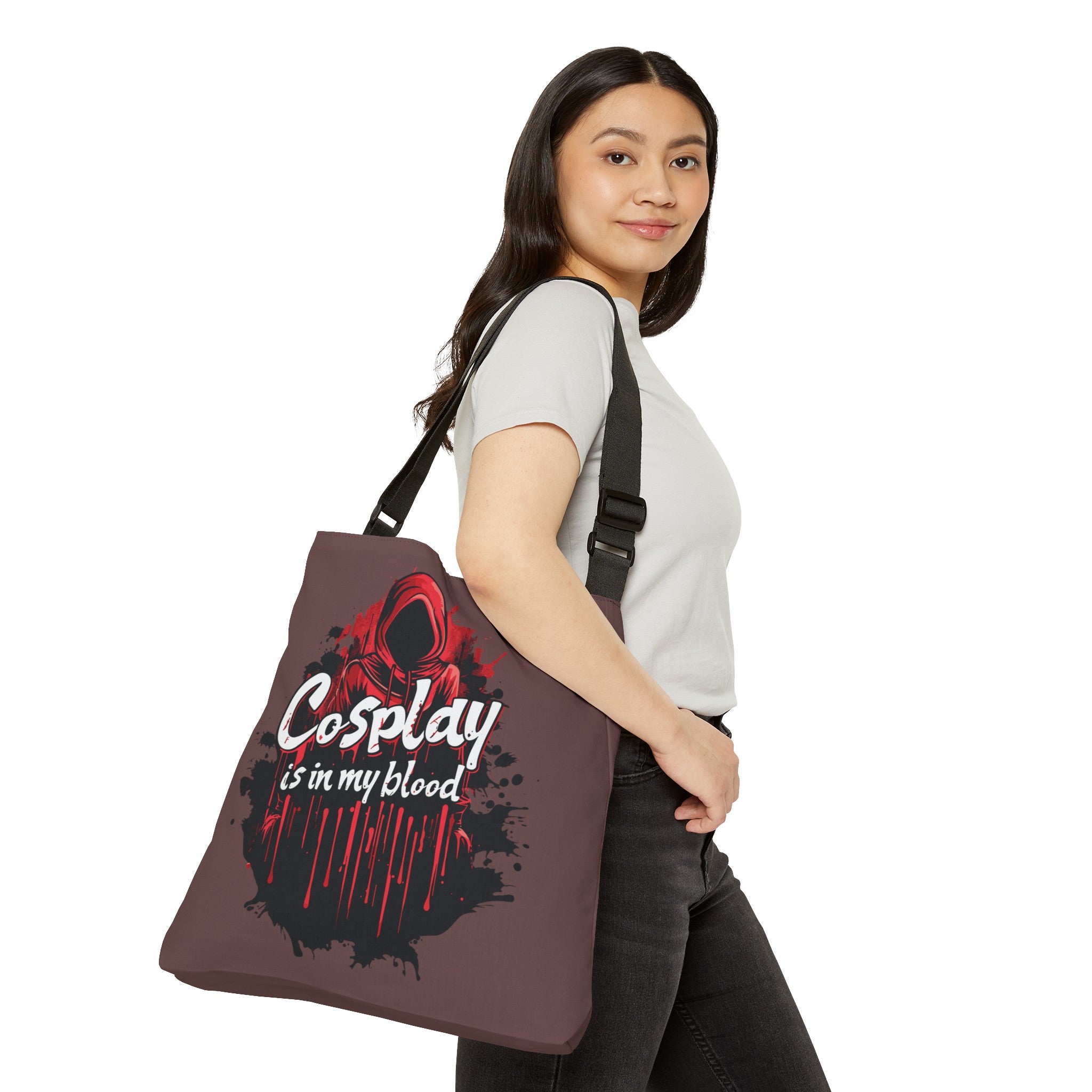 Cosplay is in My Blood Adjustable Tote Bag   