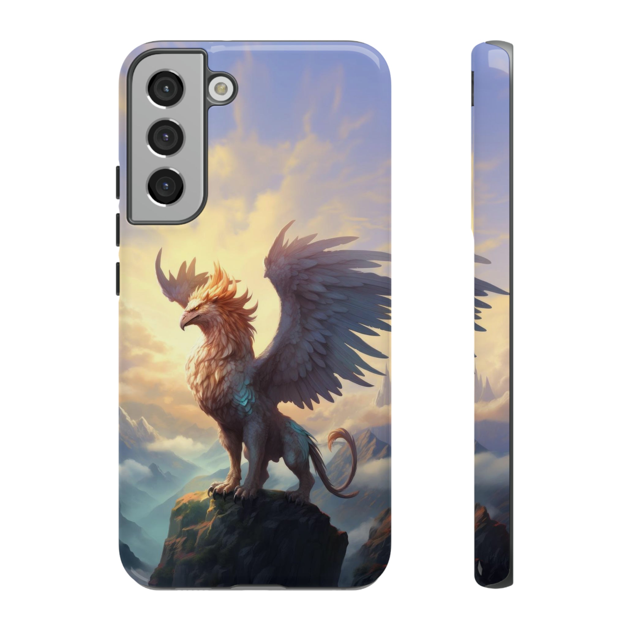 Mountaintop Griffin Phone Case Samsung Galaxy S22 Plus Glossy 