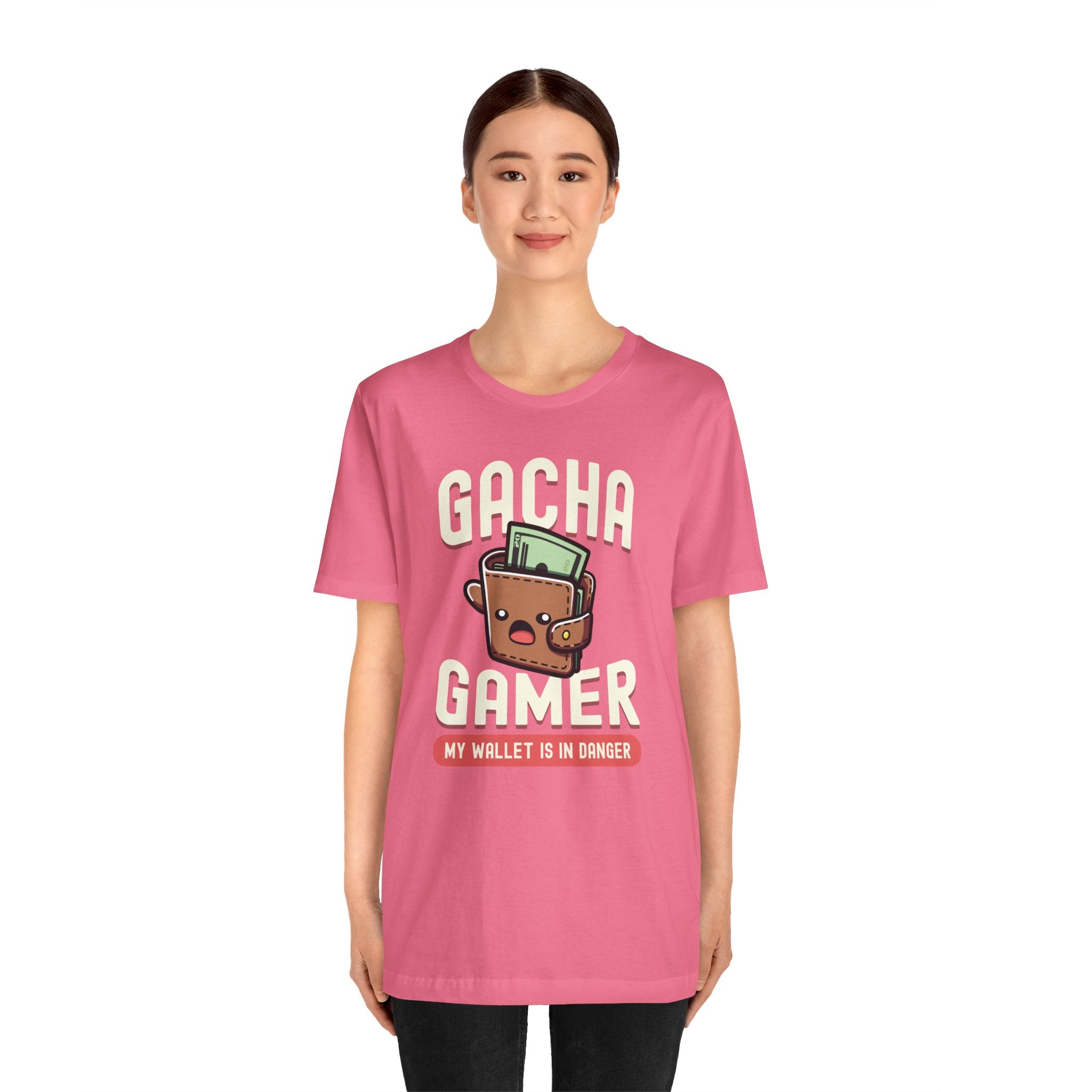 Unisex Gacha Gamer My Wallet is in Trouble T Shirt   