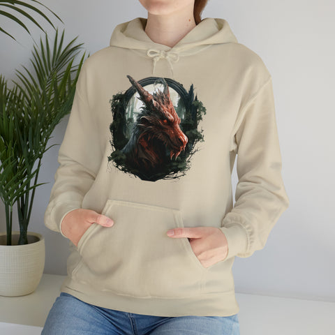 Unisex Dragon Face Hoodie   