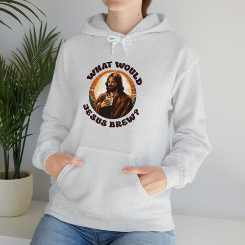 Unisex What Would Jesus Brew Coffee Hoodie   