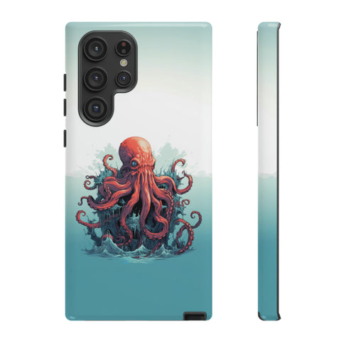 Kraken in the Ocean Phone Case Samsung Galaxy S22 Ultra Glossy 