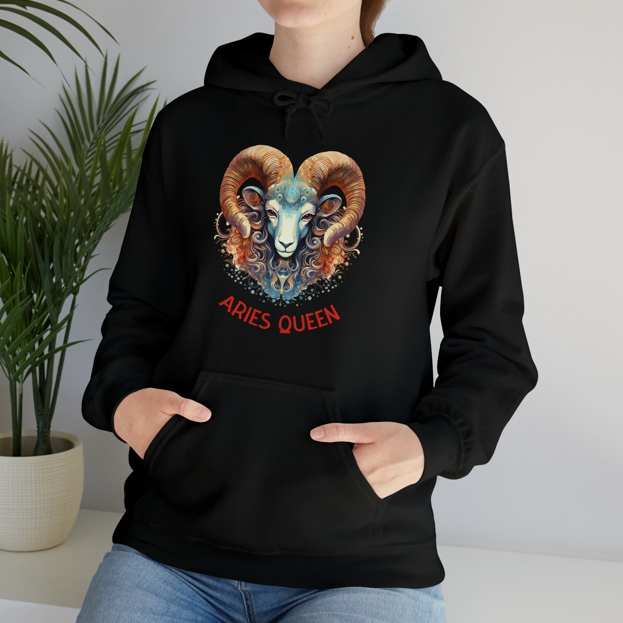 Womens Aries Queen Hoodie   