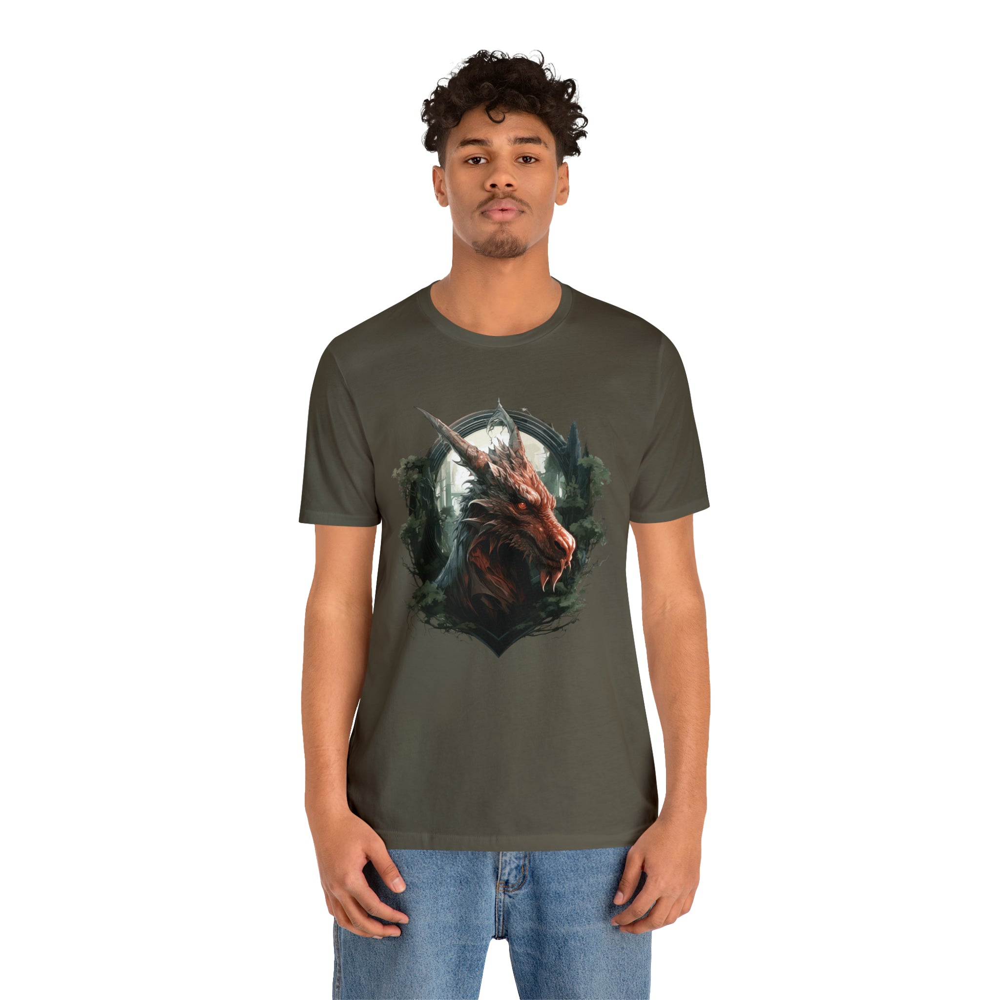 Unisex Dragon Face T Shirt   