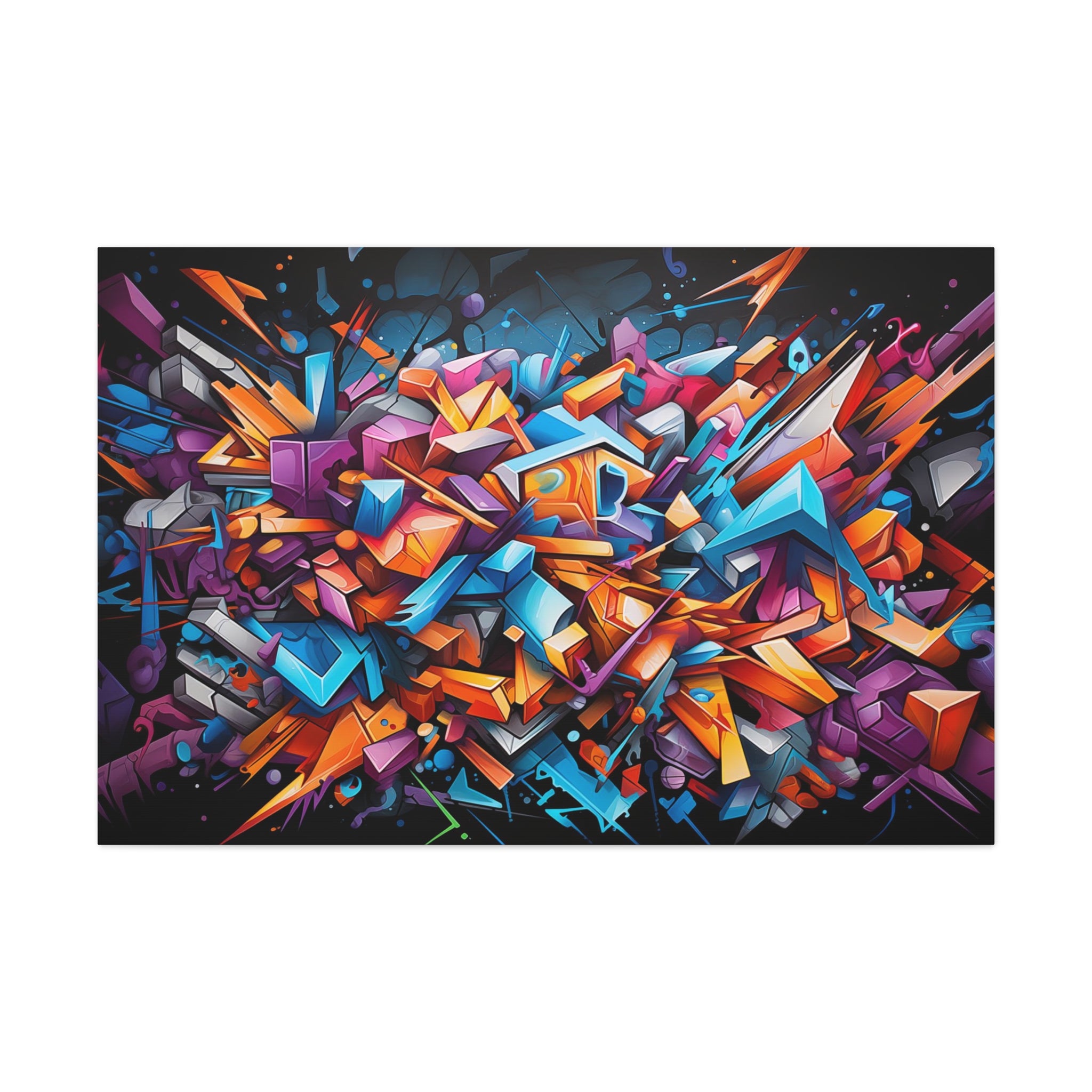 Abstract Graffiti Wall Art   