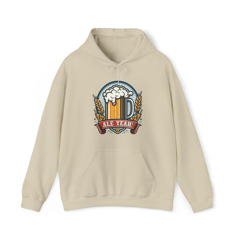 Unisex Ale Yeah Hoodie Sand S 