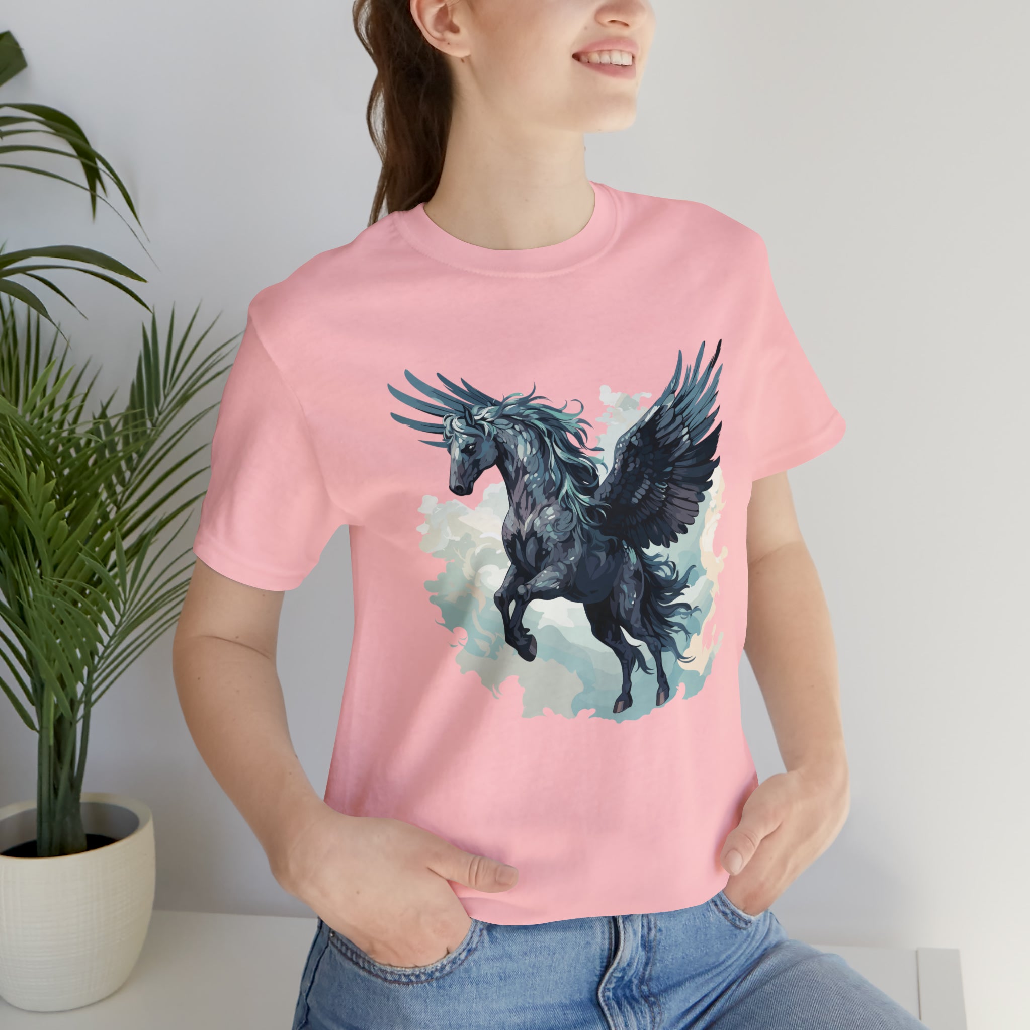 Unisex Majestic Pegasus T Shirt   