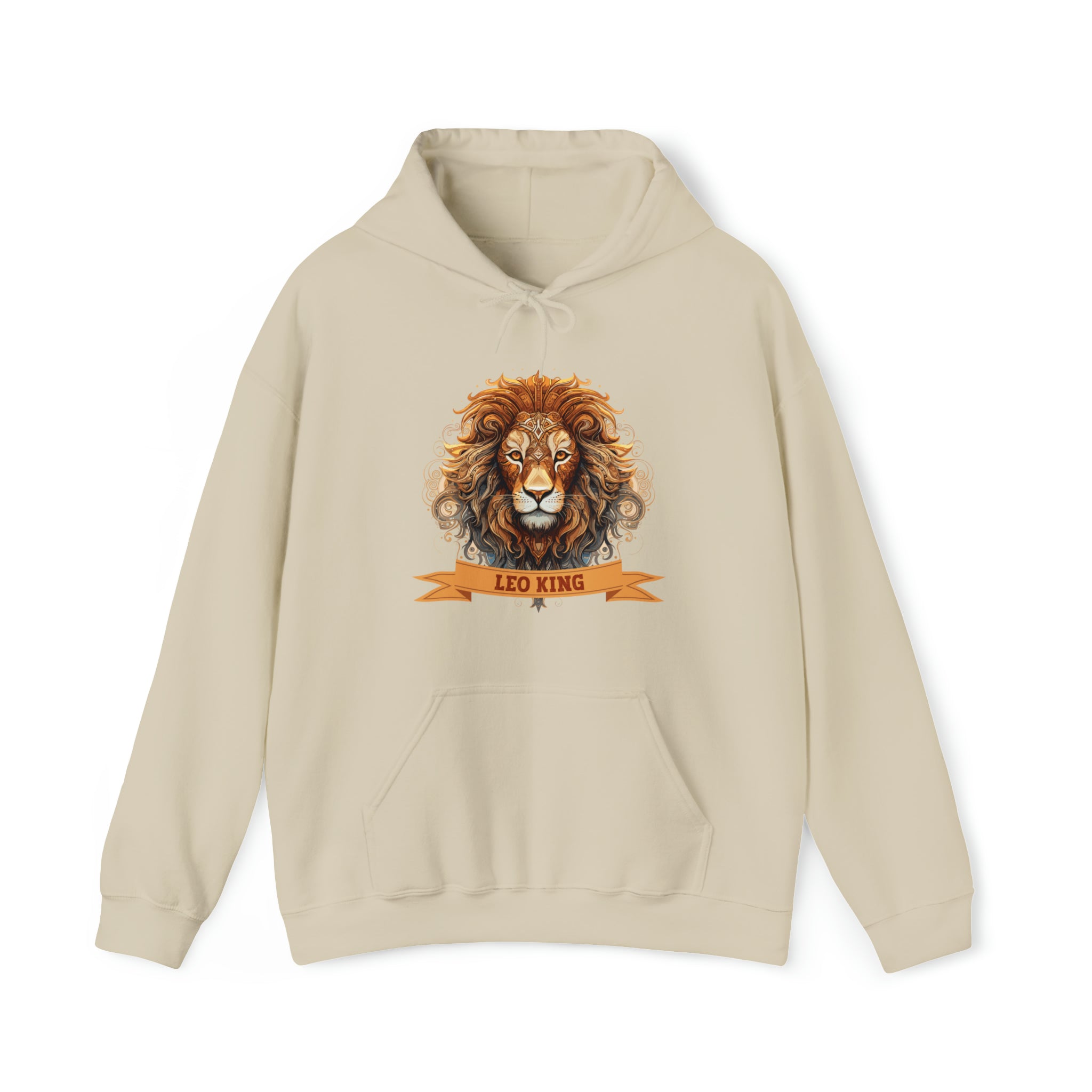 Mens Leo King Hoodie Sand S 