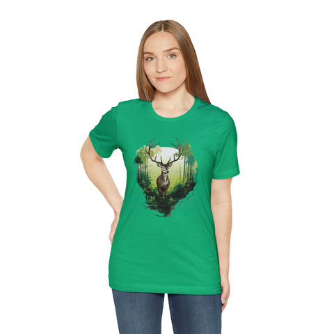 Unisex Forest Deer T Shirt   