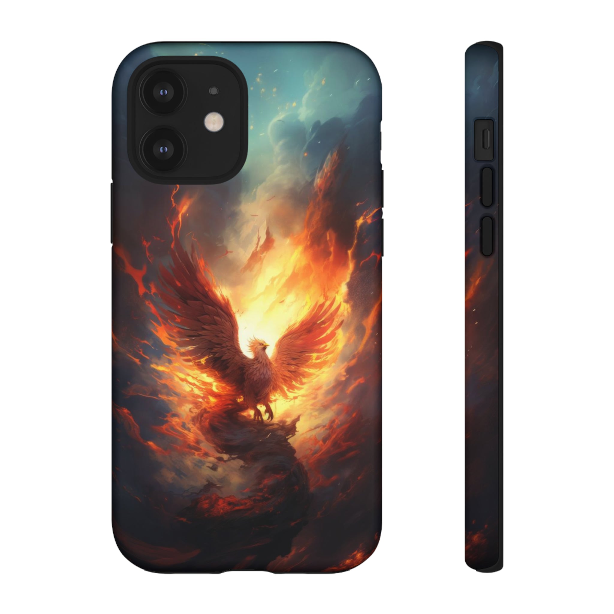 Phoenix in the Clouds Phone Case iPhone 12 Matte 