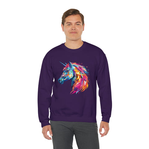 Unisex Crystallized Unicorn Mane Sweatshirt   