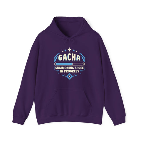 Unisex Gacha Summoning in Progress Hoodie Purple S 