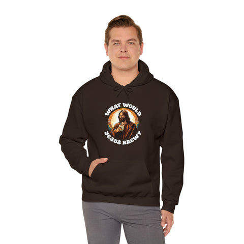 Unisex What Would Jesus Brew Coffee Hoodie   