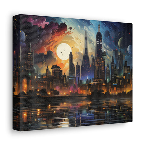 City Skyline Wall Art   