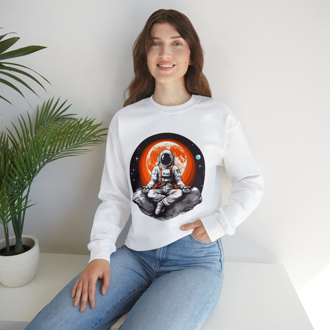 Unisex Meditating Astronaut Sweatshirt   