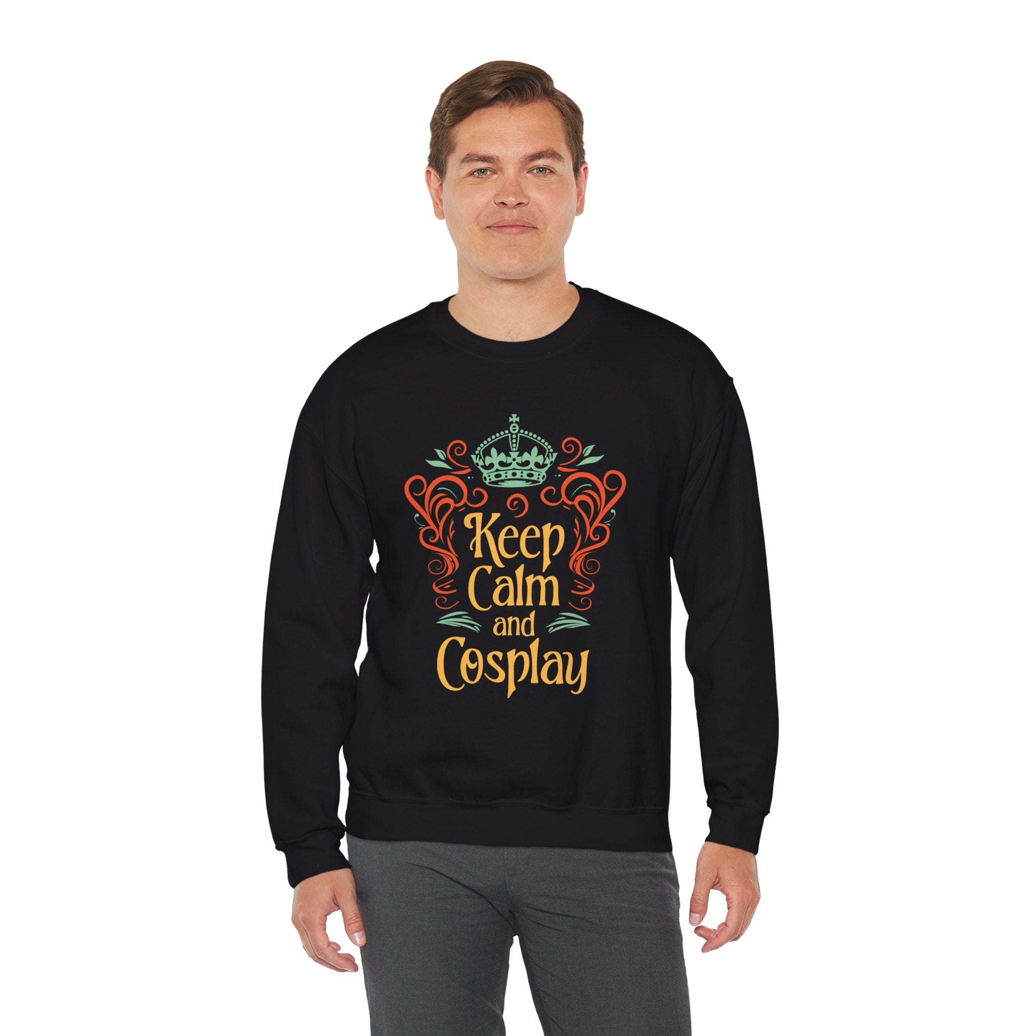 Unisex Keep Calm and Cosplay Sweatshirt   