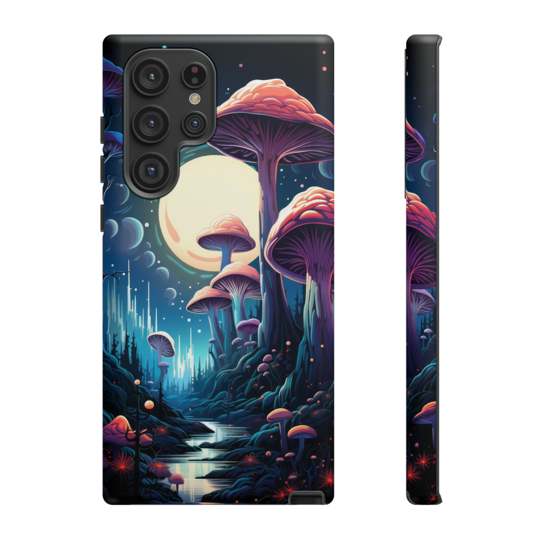 Mushroom Moonlight Phone Case Samsung Galaxy S22 Ultra Matte 