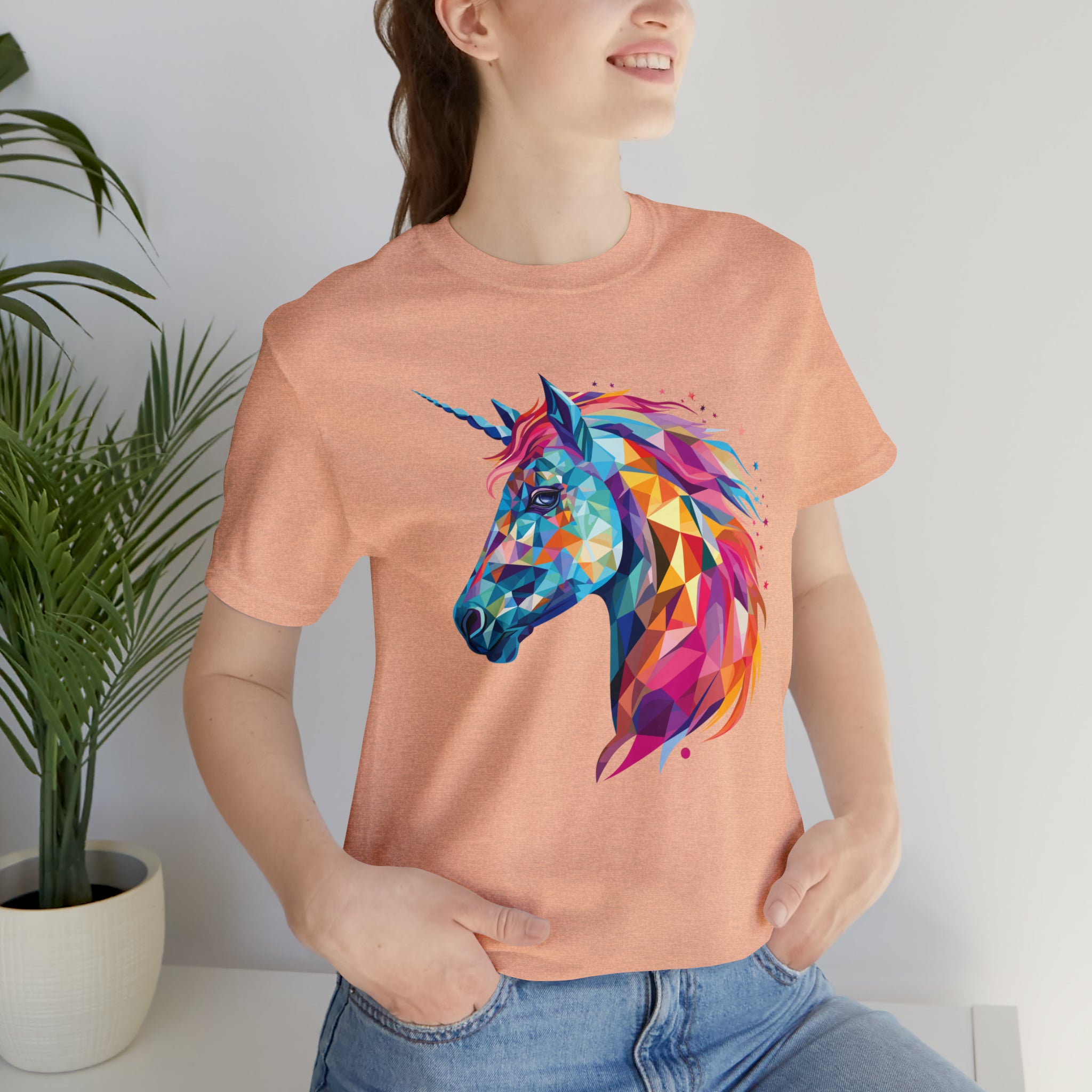 Unisex Crystallized Unicorn Mane T Shirt   