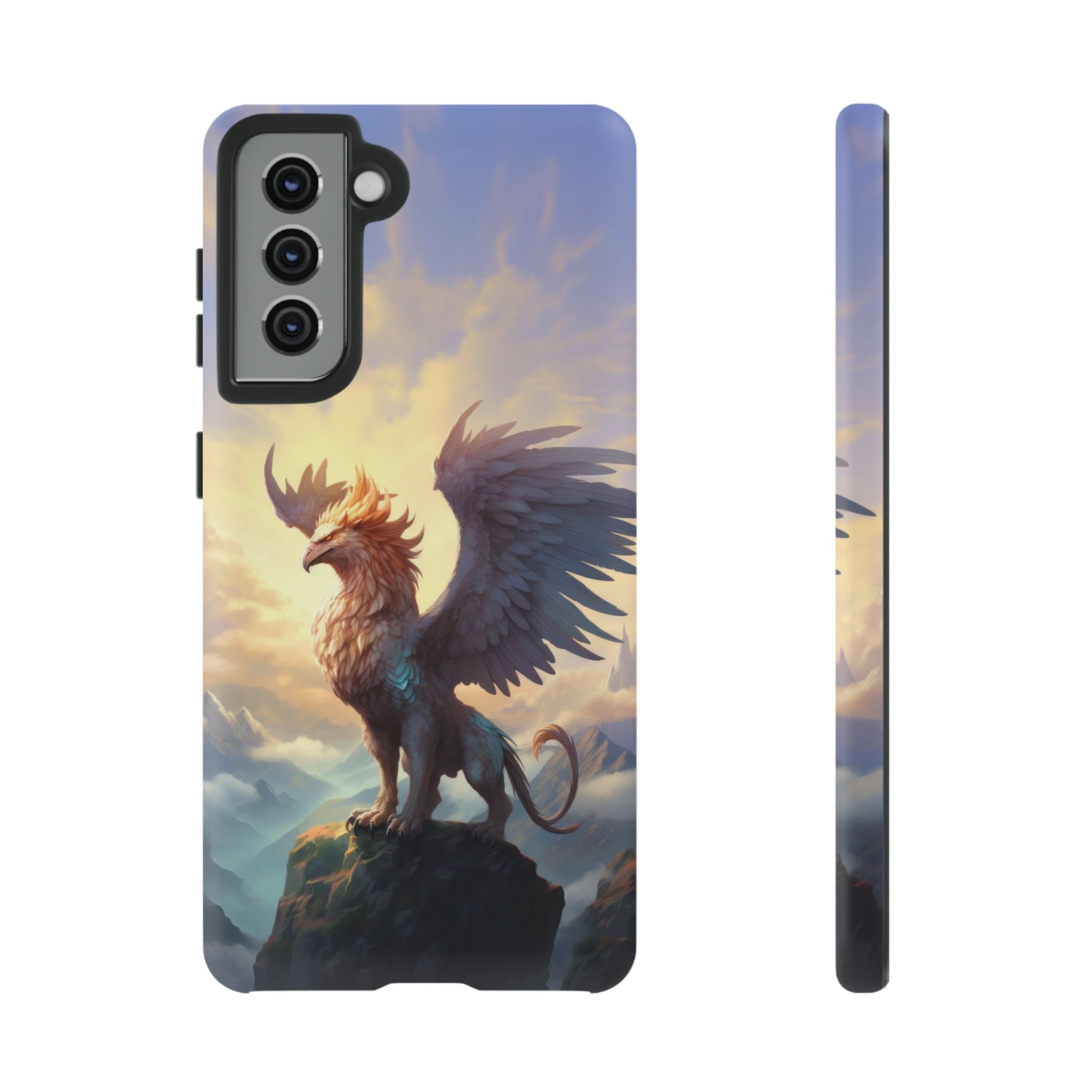 Mountaintop Griffin Phone Case Samsung Galaxy S21 Matte 