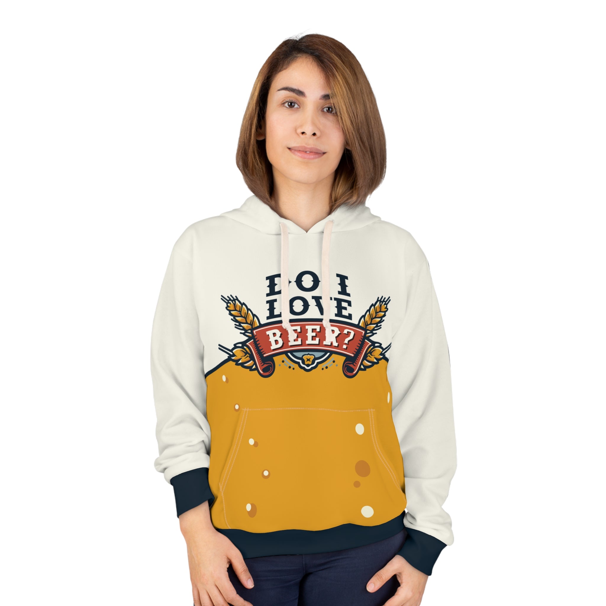 Unisex Ale Yeah All Over Print Hoodie   