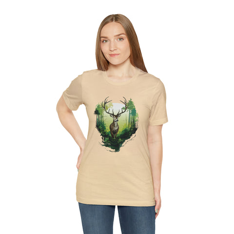 Unisex Forest Deer T Shirt   