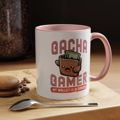 11oz My Wallet is in Danger Gacha Gamer Coffee Mug