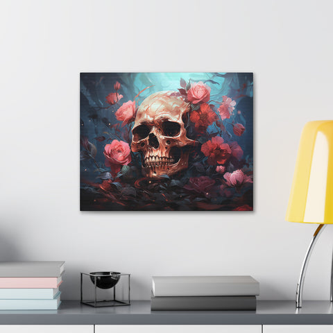 Skull & Roses Wall Art   