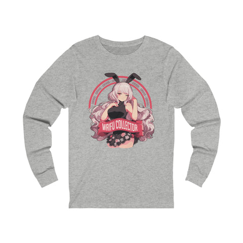 Unisex Certified Waifu Collector Long Sleeve T Shirt S Athletic Heather 