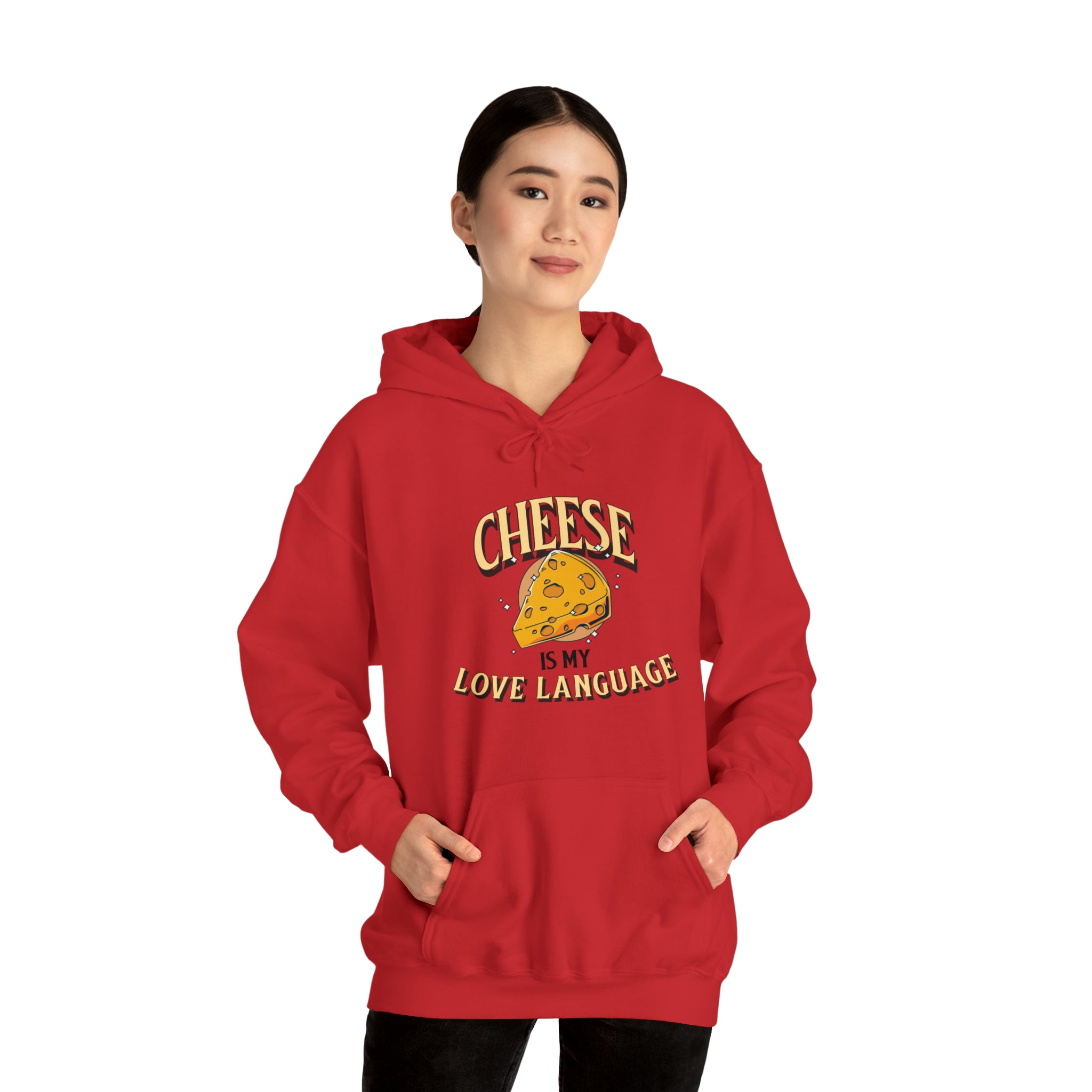 Unisex Cheese is My Love Language Hoodie   