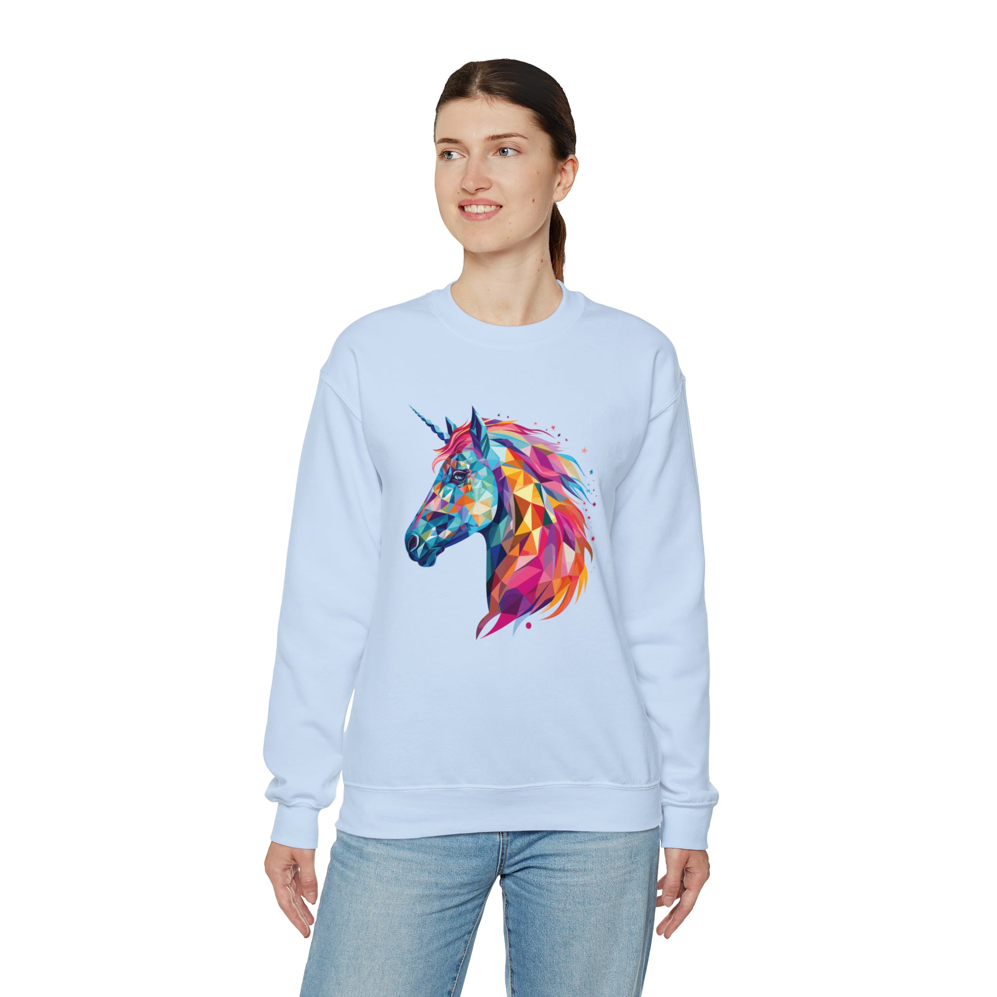 Unisex Crystallized Unicorn Mane Sweatshirt   