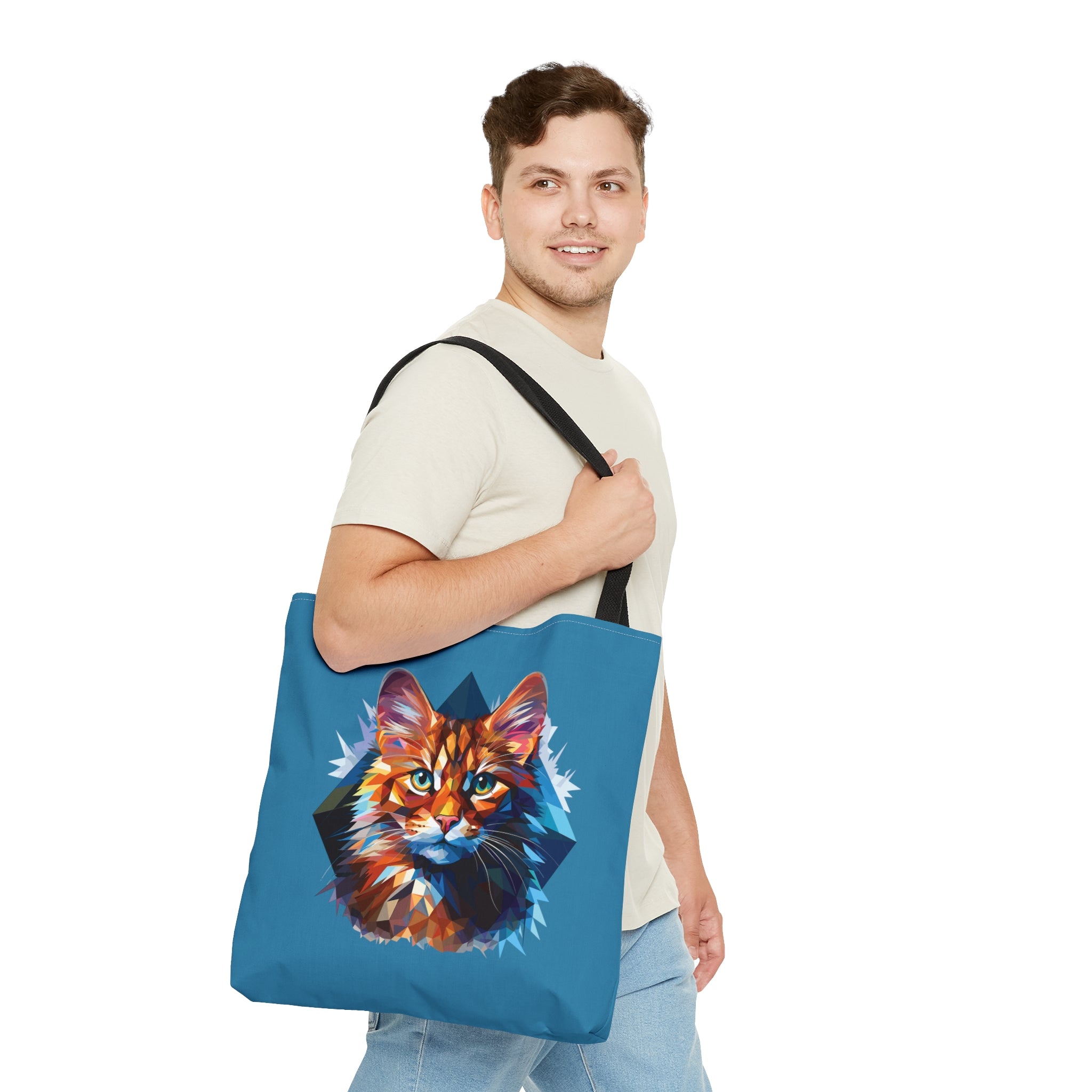 Crystallized Cat Tote Bag   