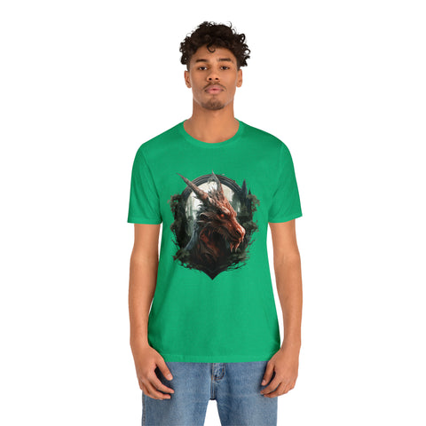 Unisex Dragon Face T Shirt   