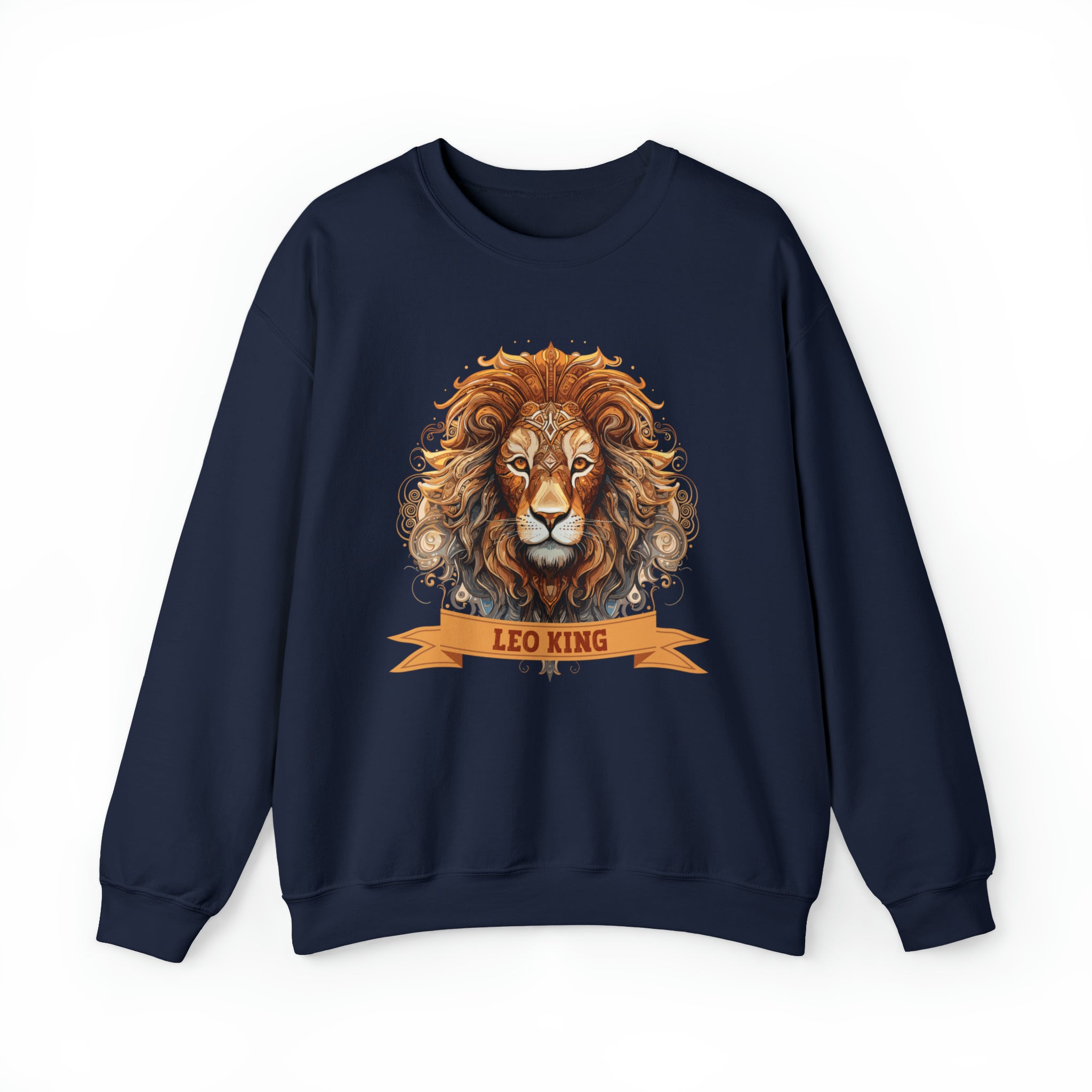 Mens Leo King Sweatshirt S Navy 